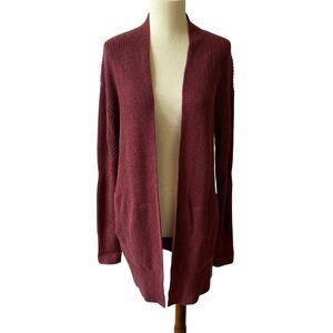 LULULEMON KNIT CARDIGAN OPEN FRONT ATHLEISURE POST WORKOUT CASUAL SPORTY CHIC S